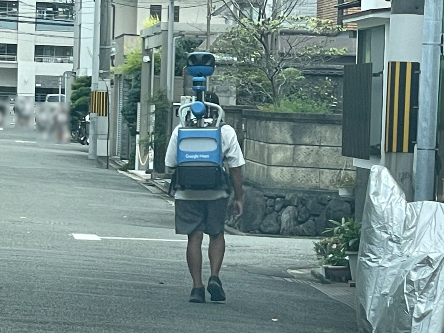 京都でGoogleマップマン？